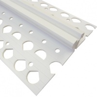 White PVC 15mm Movement Joint Bead 2.5m